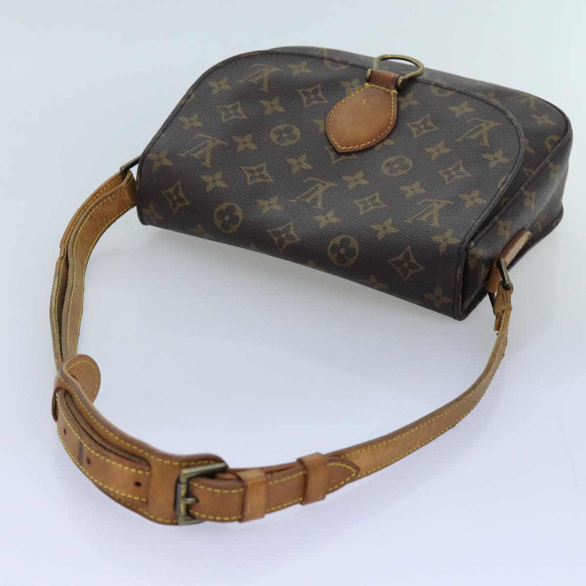 LOUIS VUITTON Monogram Saint Cloud GM Shoulder Bag M51242 LV Auth 72335