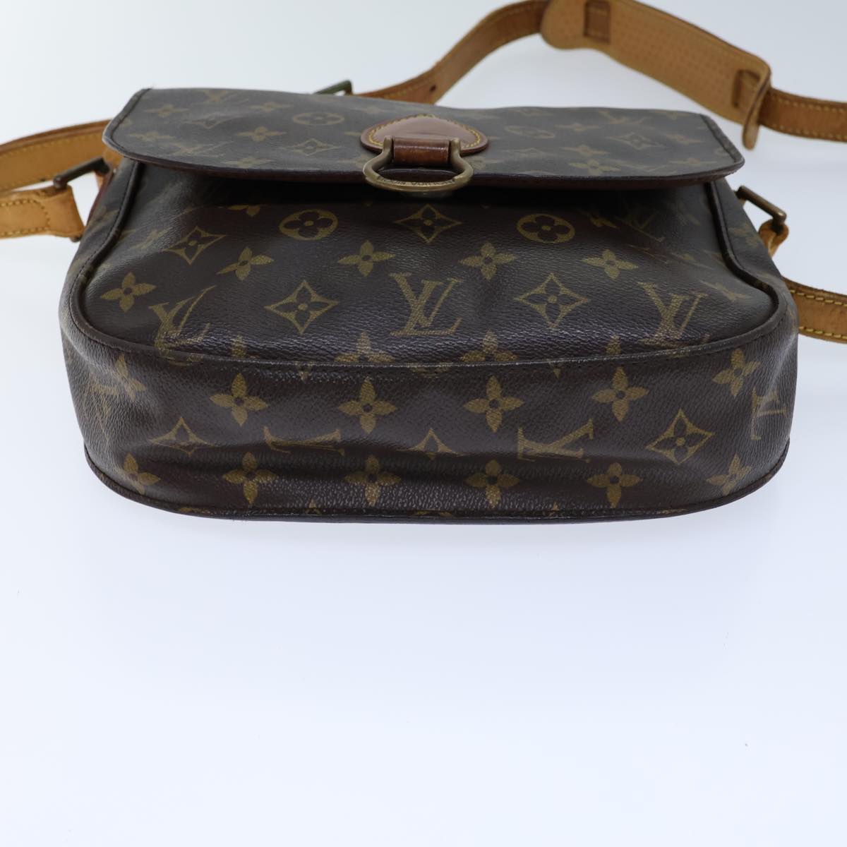 LOUIS VUITTON Monogram Saint Cloud GM Shoulder Bag M51242 LV Auth 72337