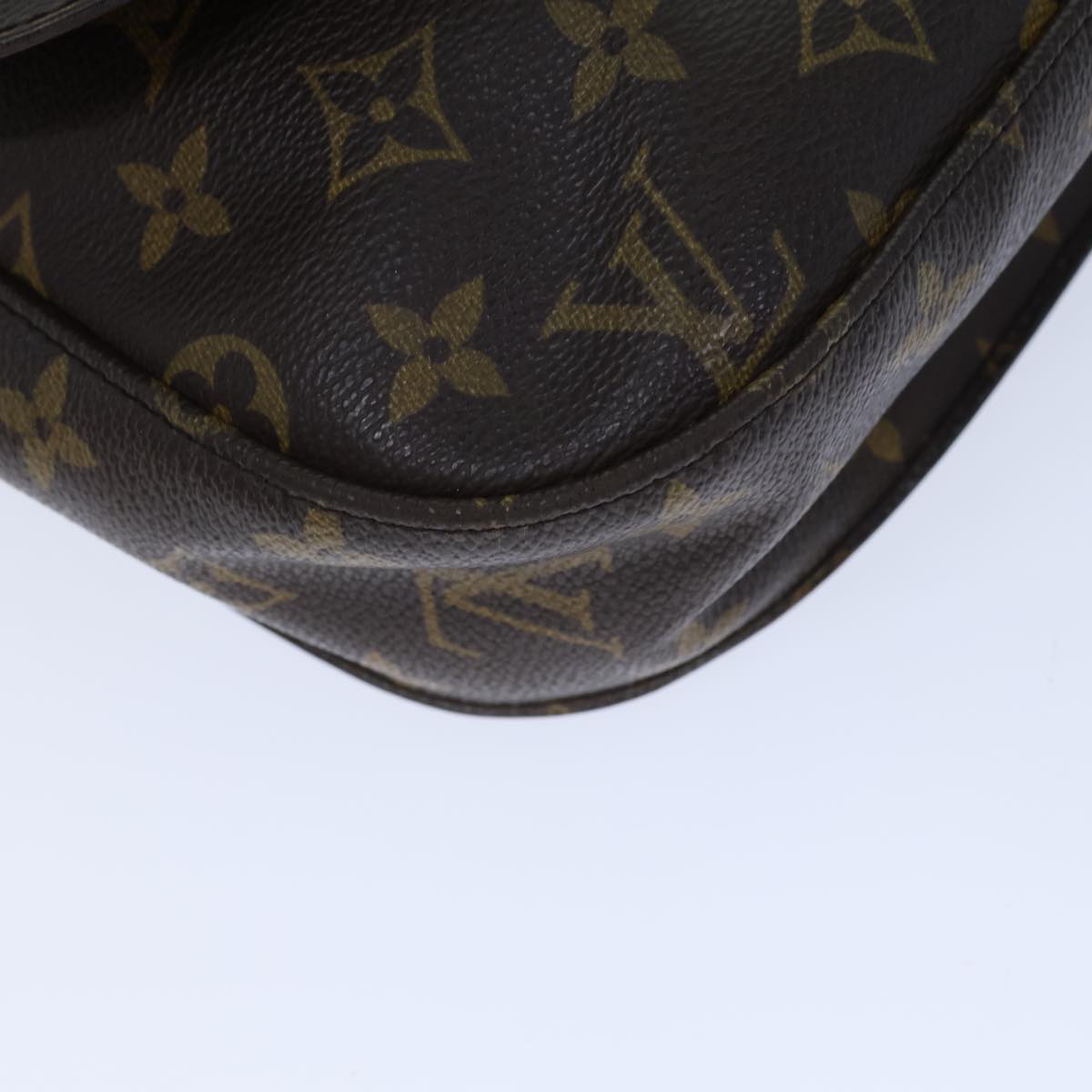 LOUIS VUITTON Monogram Saint Cloud GM Shoulder Bag M51242 LV Auth 72337