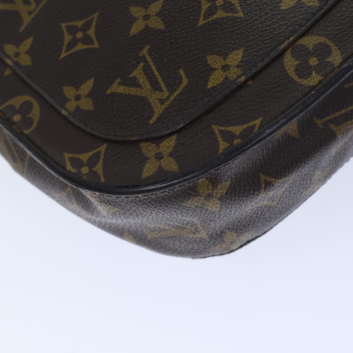 LOUIS VUITTON Monogram Saint Cloud GM Shoulder Bag M51242 LV Auth 72337