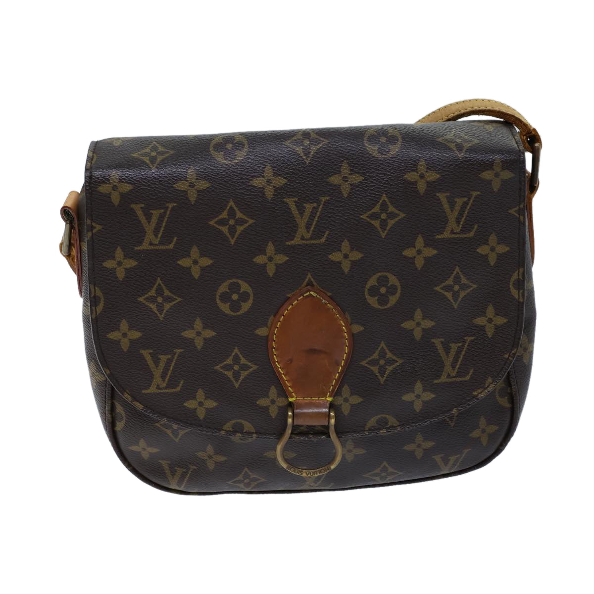 LOUIS VUITTON Monogram Saint Cloud GM Shoulder Bag M51242 LV Auth 72337