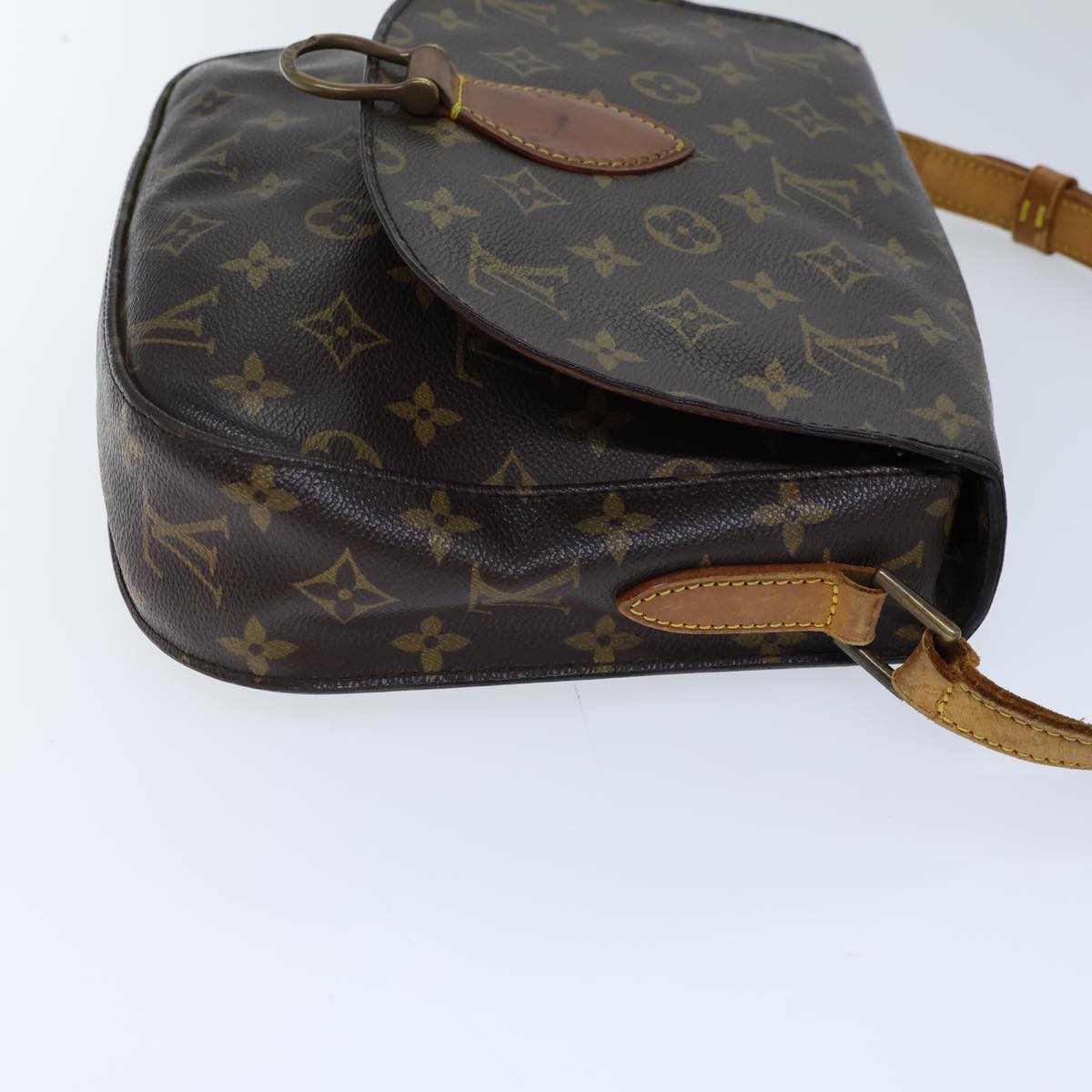 LOUIS VUITTON Monogram Saint Cloud GM Shoulder Bag M51242 LV Auth 72337