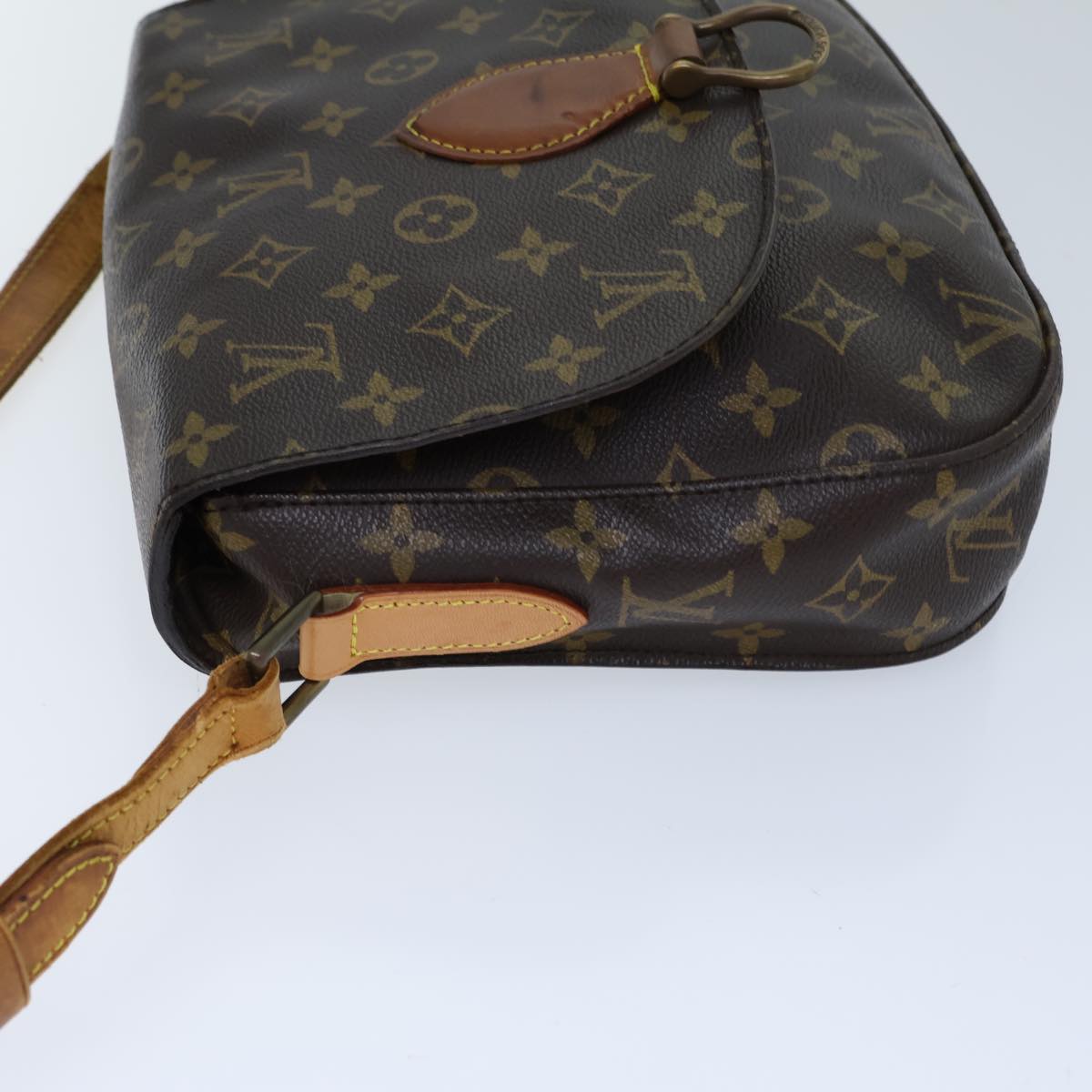 LOUIS VUITTON Monogram Saint Cloud GM Shoulder Bag M51242 LV Auth 72337