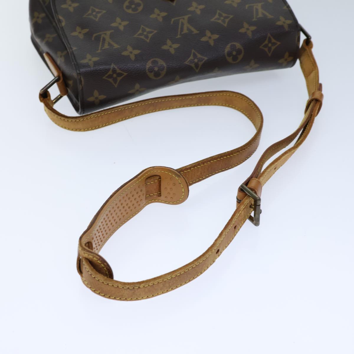 LOUIS VUITTON Monogram Saint Cloud GM Shoulder Bag M51242 LV Auth 72337