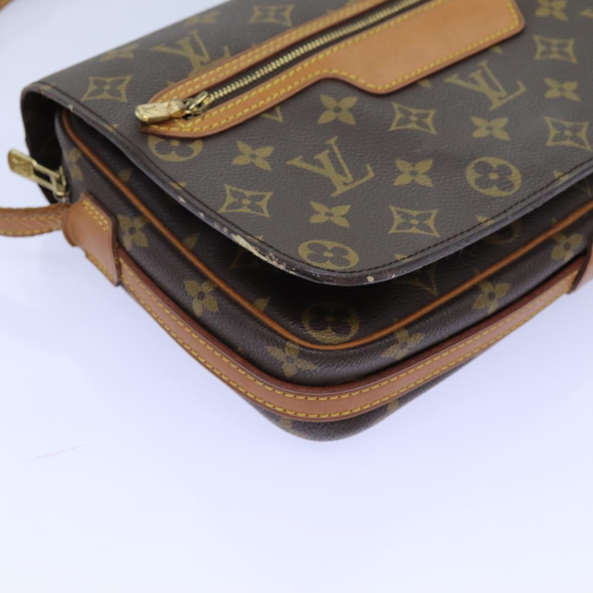 LOUIS VUITTON Monogram Saint Germain Shoulder Bag M51207 LV Auth 72338