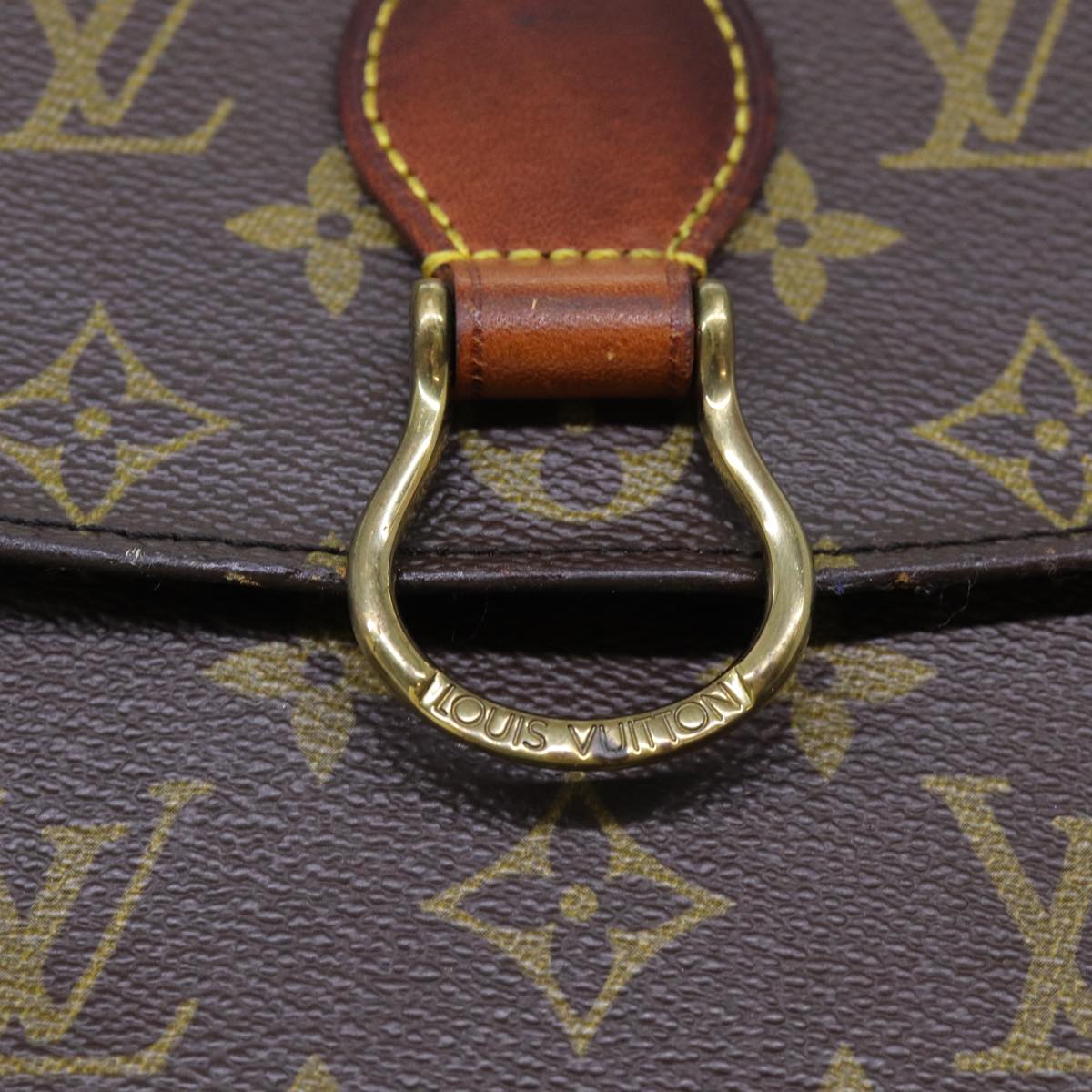 LOUIS VUITTON Monogram Saint Cloud MM Shoulder Bag M51243 LV Auth 72340