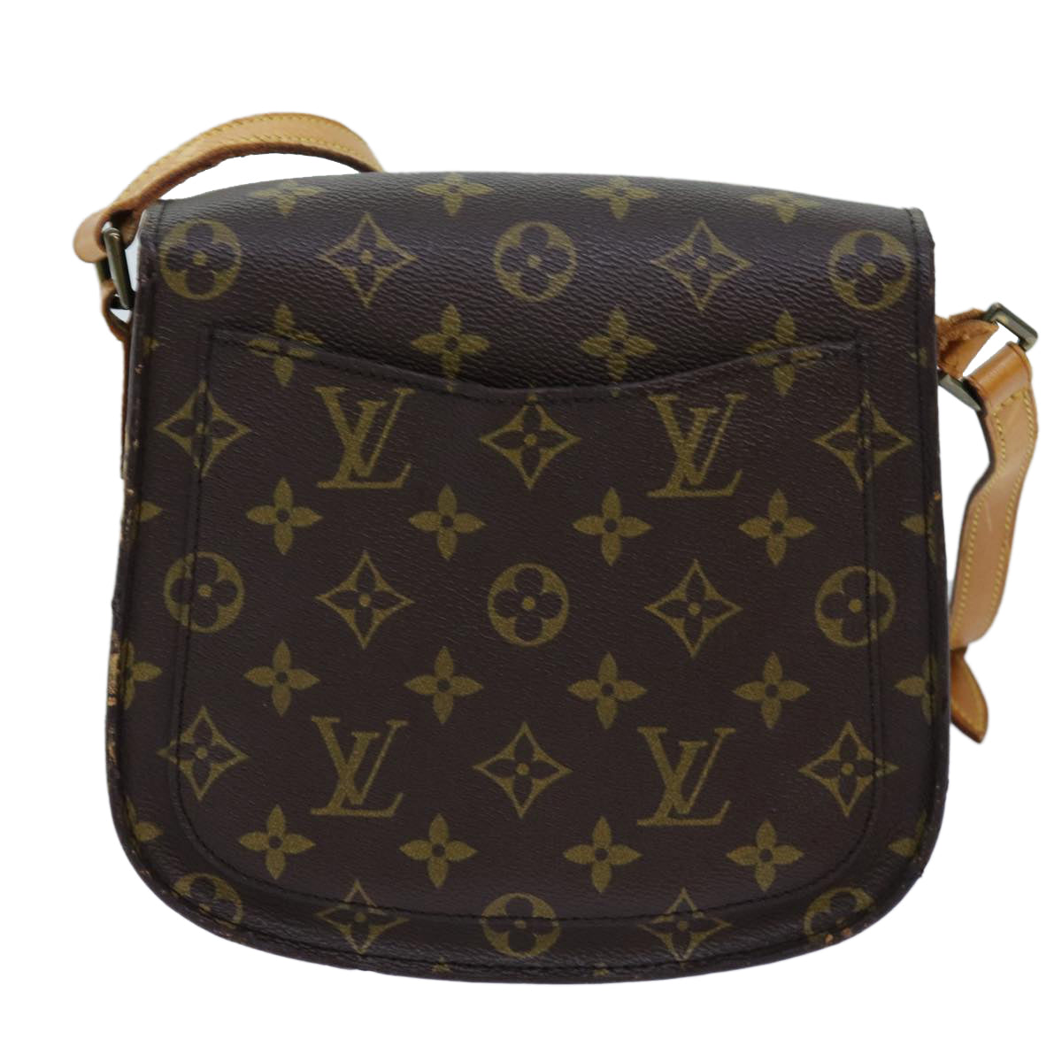 LOUIS VUITTON Monogram Saint Cloud MM Shoulder Bag M51243 LV Auth 72340