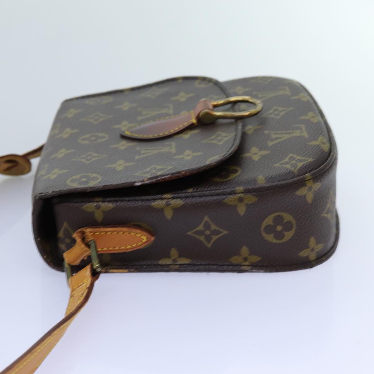 LOUIS VUITTON Monogram Saint Cloud MM Shoulder Bag M51243 LV Auth 72340