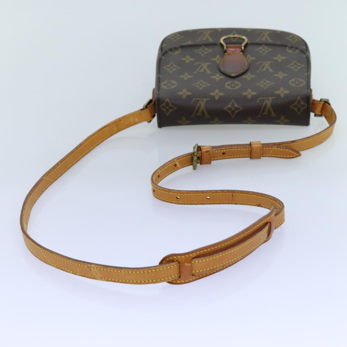 LOUIS VUITTON Monogram Saint Cloud MM Shoulder Bag M51243 LV Auth 72340