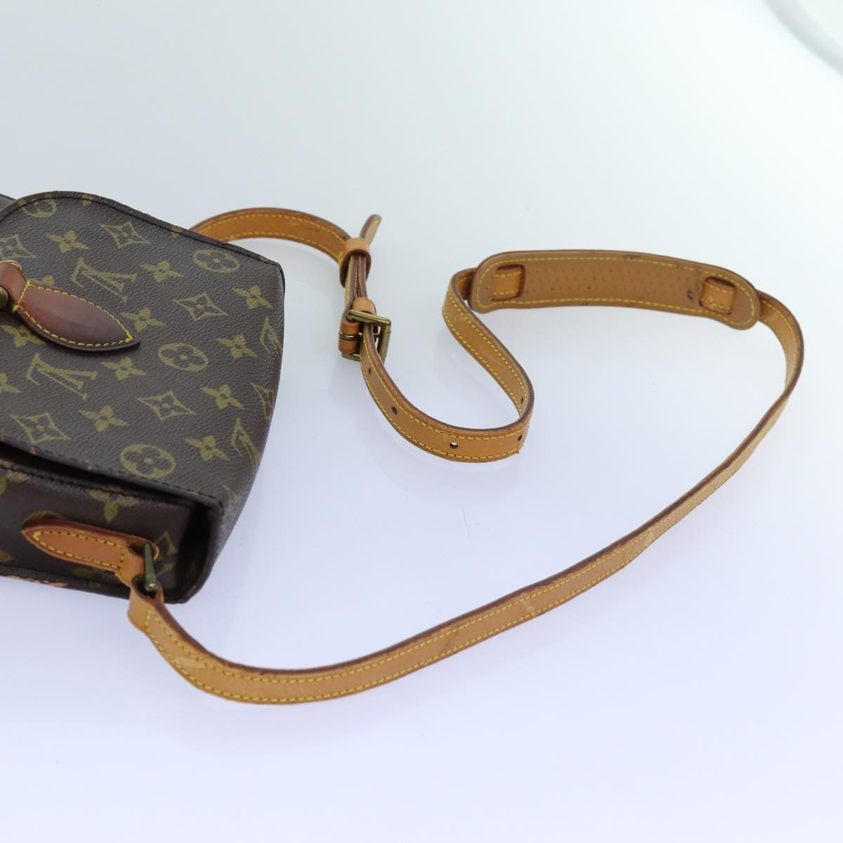 LOUIS VUITTON Monogram Saint Cloud MM Shoulder Bag M51243 LV Auth 72340