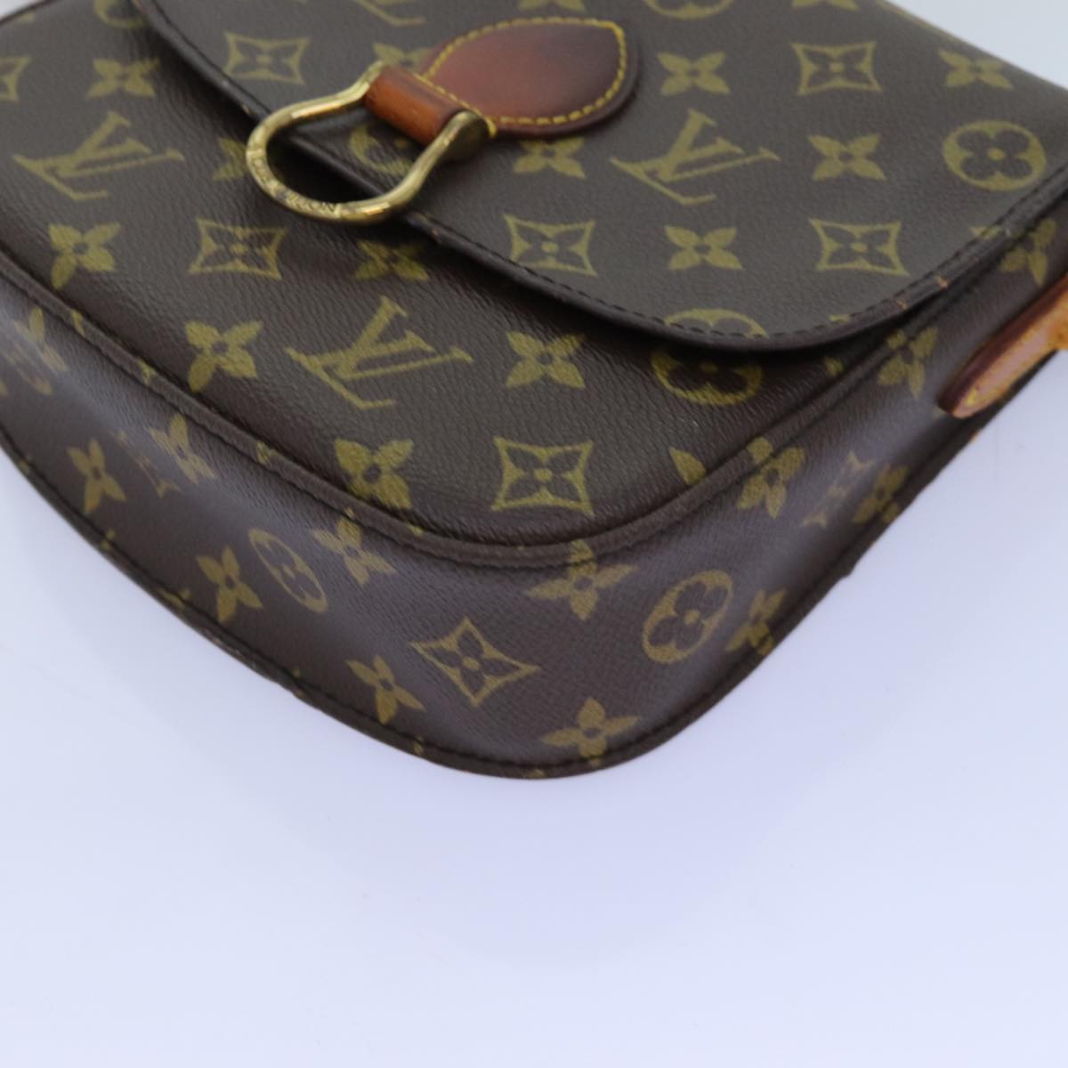 LOUIS VUITTON Monogram Saint Cloud MM Shoulder Bag M51243 LV Auth 72340