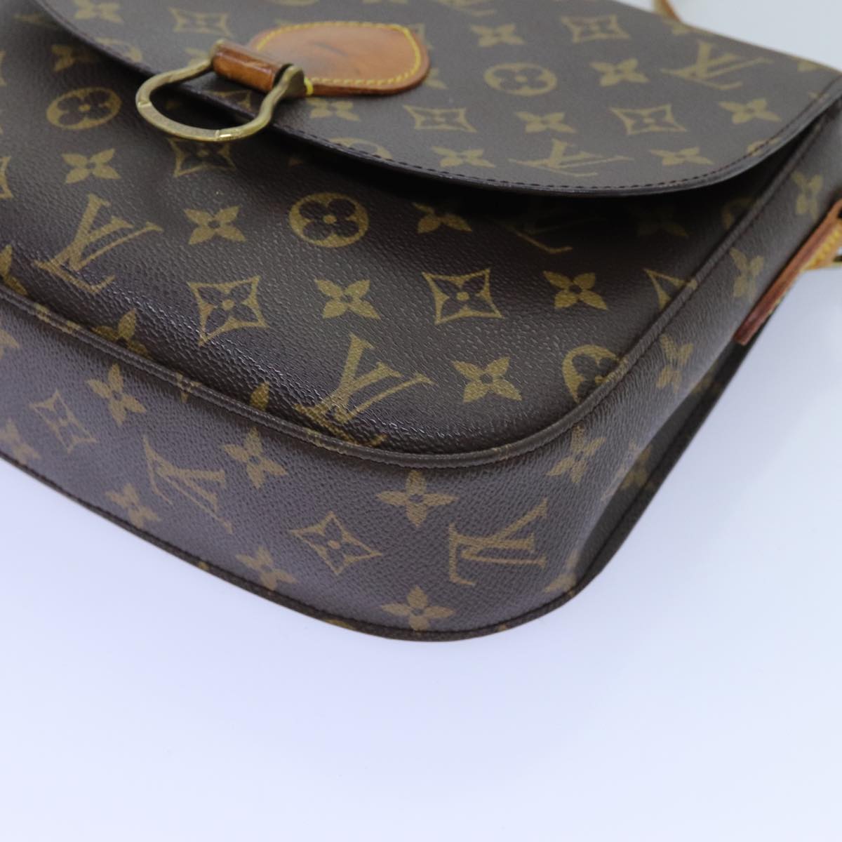 LOUIS VUITTON Monogram Saint Cloud GM Shoulder Bag M51242 LV Auth 72341