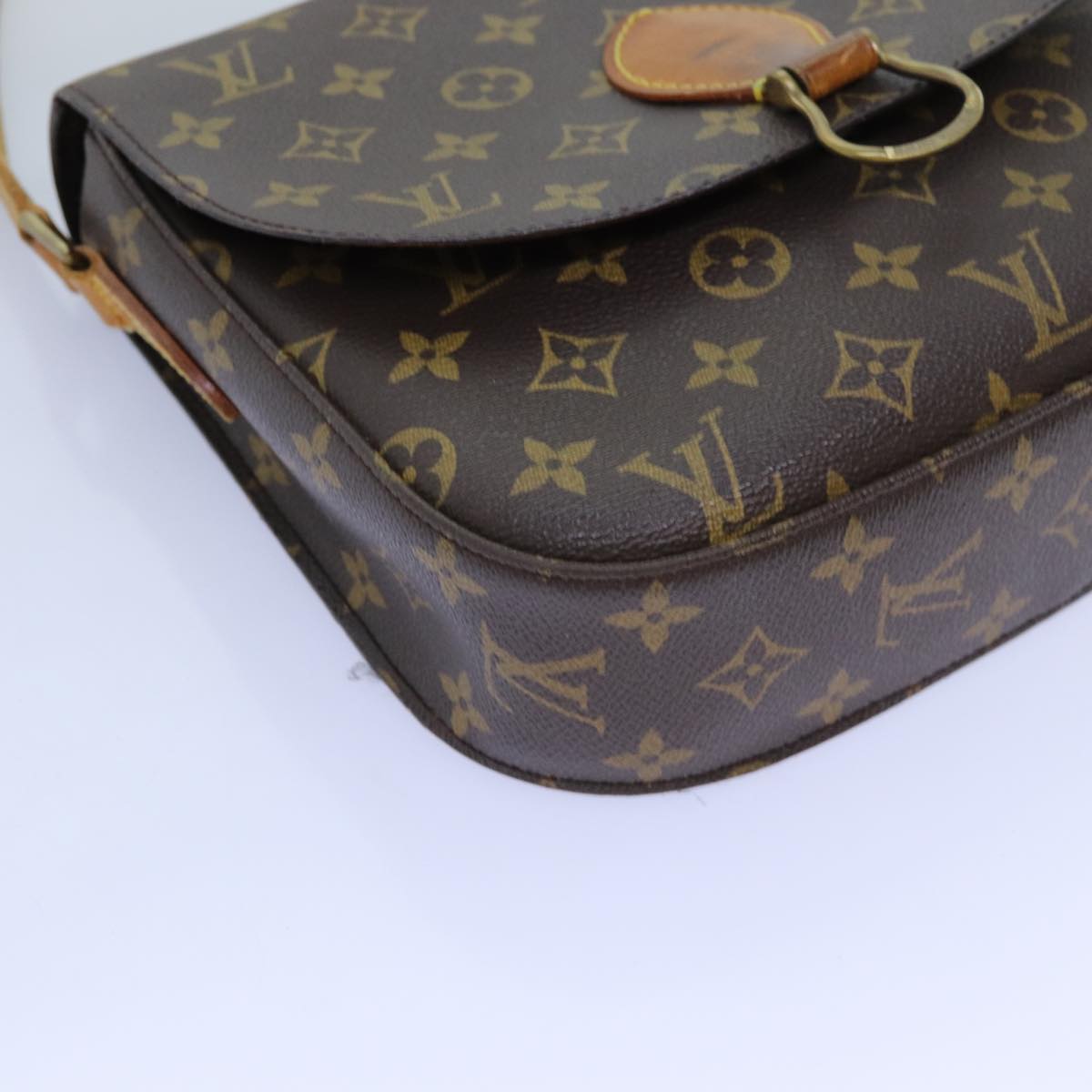 LOUIS VUITTON Monogram Saint Cloud GM Shoulder Bag M51242 LV Auth 72341