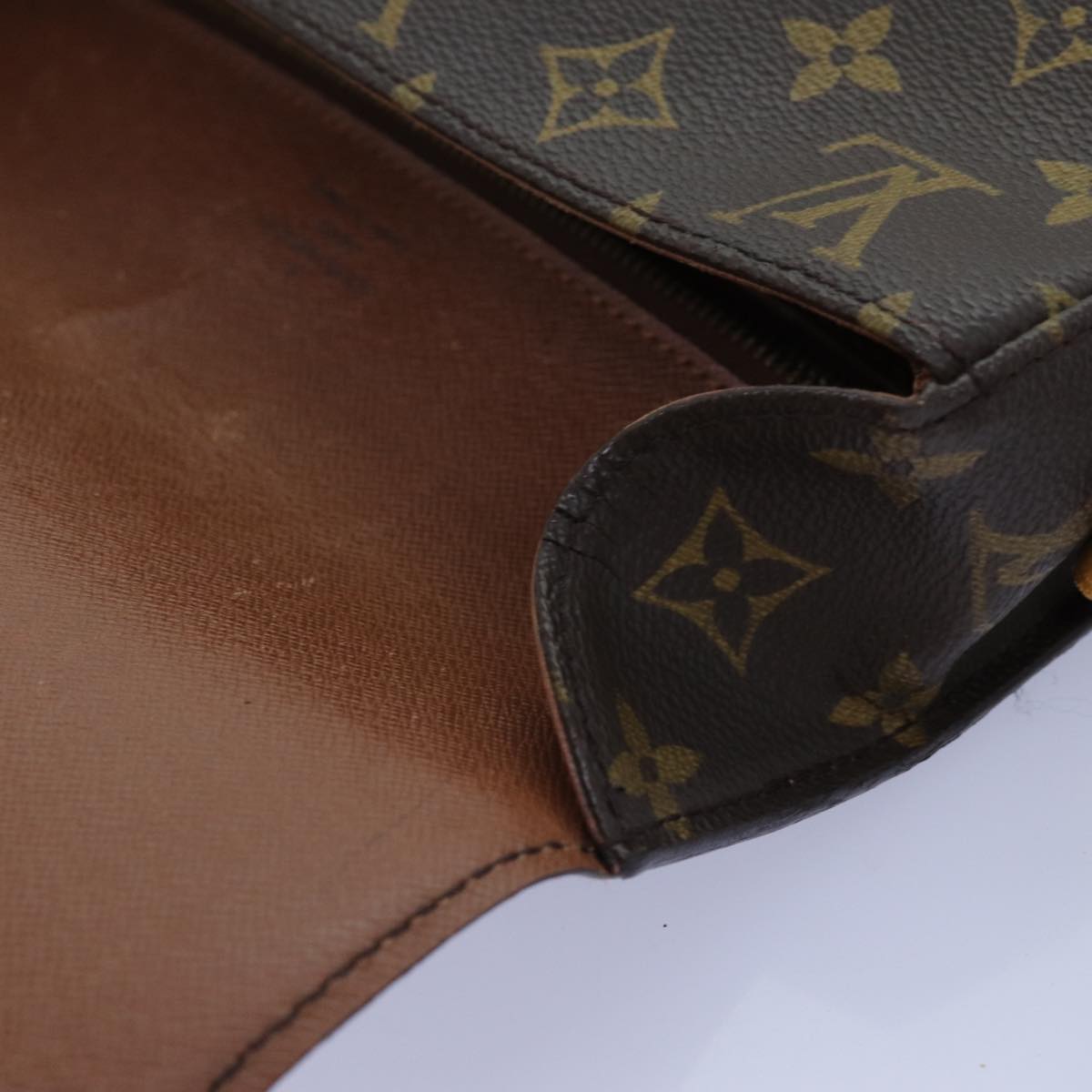 LOUIS VUITTON Monogram Saint Cloud GM Shoulder Bag M51242 LV Auth 72341