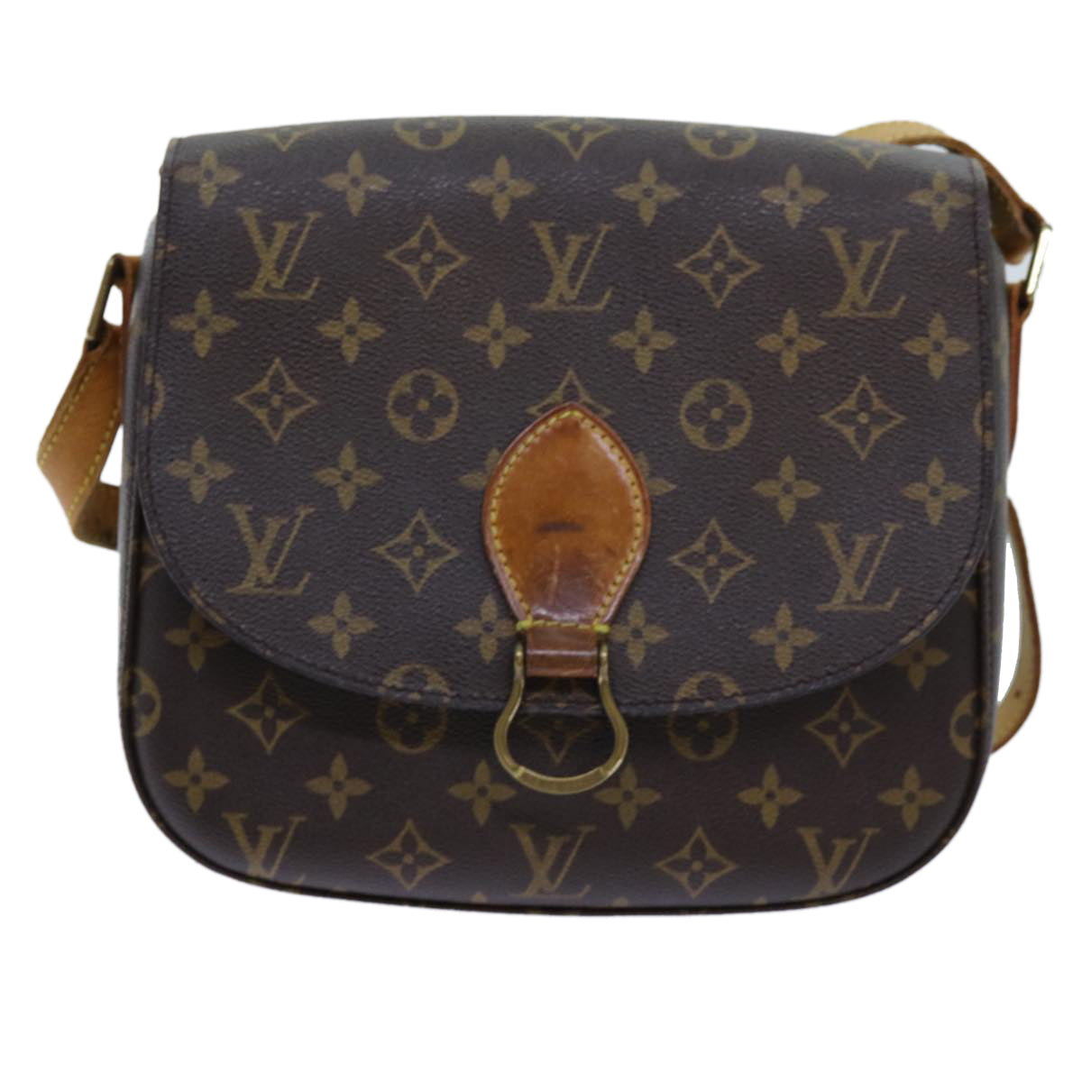 LOUIS VUITTON Monogram Saint Cloud GM Shoulder Bag M51242 LV Auth 72341