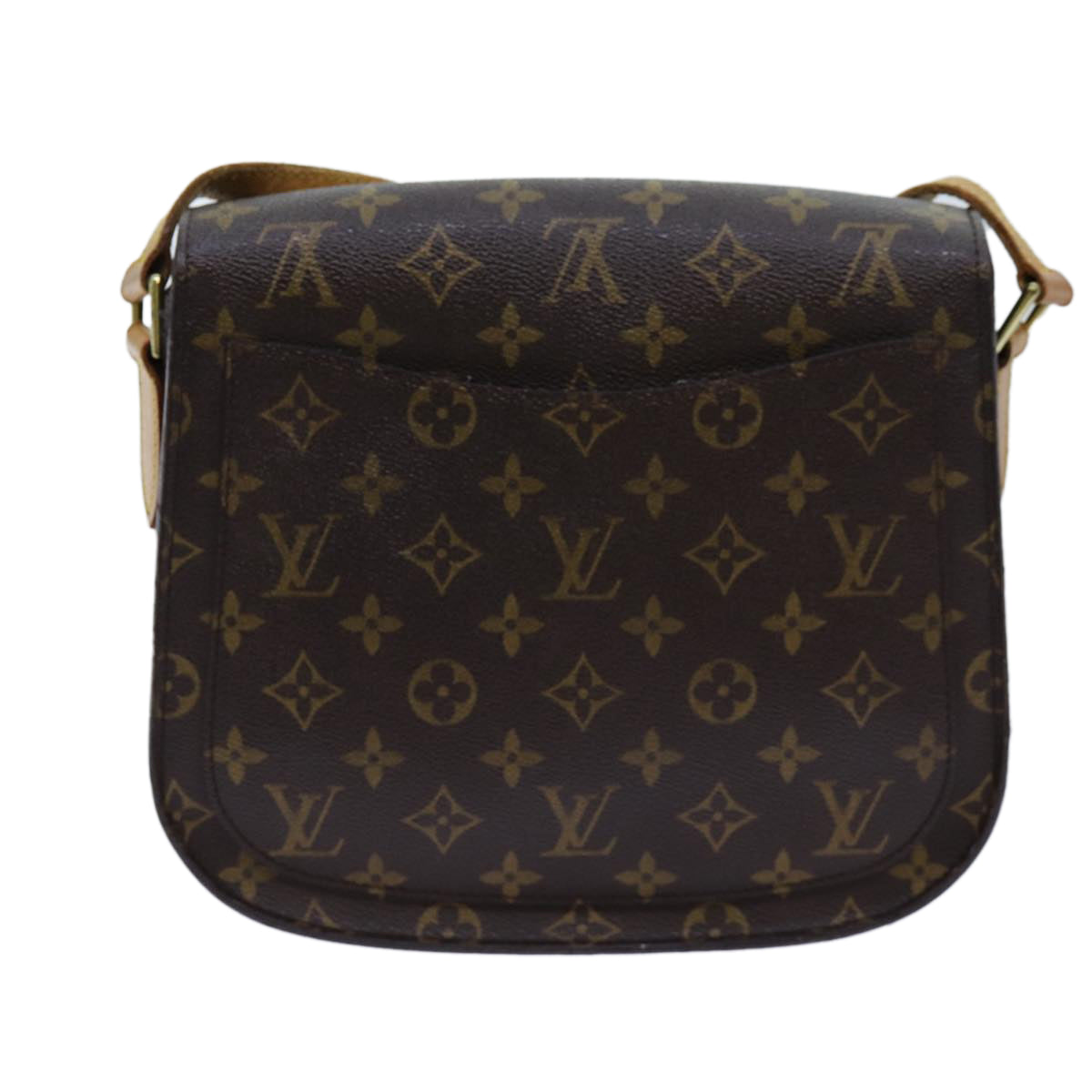 LOUIS VUITTON Monogram Saint Cloud GM Shoulder Bag M51242 LV Auth 72341