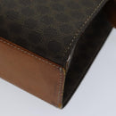 CELINE Macadam Canvas Shoulder Bag PVC Brown Auth 72346-9