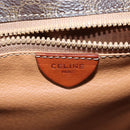 CELINE Macadam Canvas Shoulder Bag PVC Brown Auth 72346-18