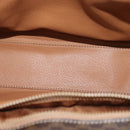 CELINE Macadam Canvas Shoulder Bag PVC Brown Auth 72346-11