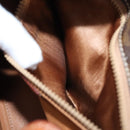 CELINE Macadam Canvas Shoulder Bag PVC Brown Auth 72346-22