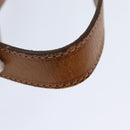 CELINE Macadam Canvas Shoulder Bag PVC Brown Auth 72346-8