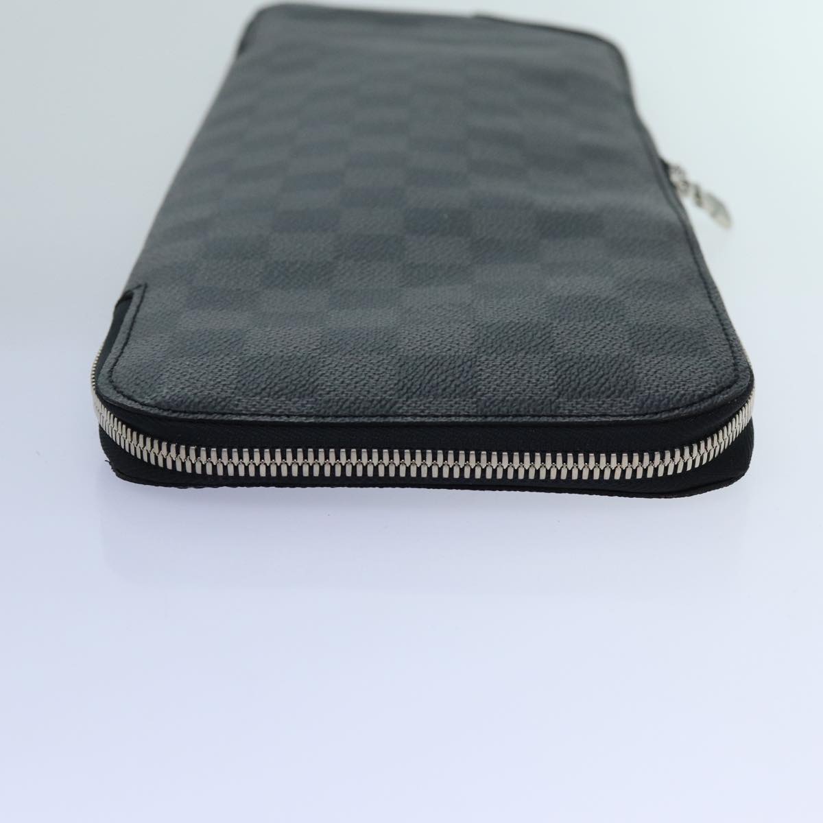 LOUIS VUITTON Damier Graphite Etui 5 Cravat Necktie Case N41136 LV Auth 72349