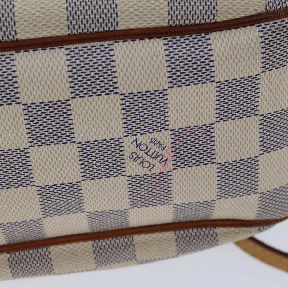 LOUIS VUITTON Damier Azur Siracusa PM Shoulder Bag N41113 LV Auth 72357