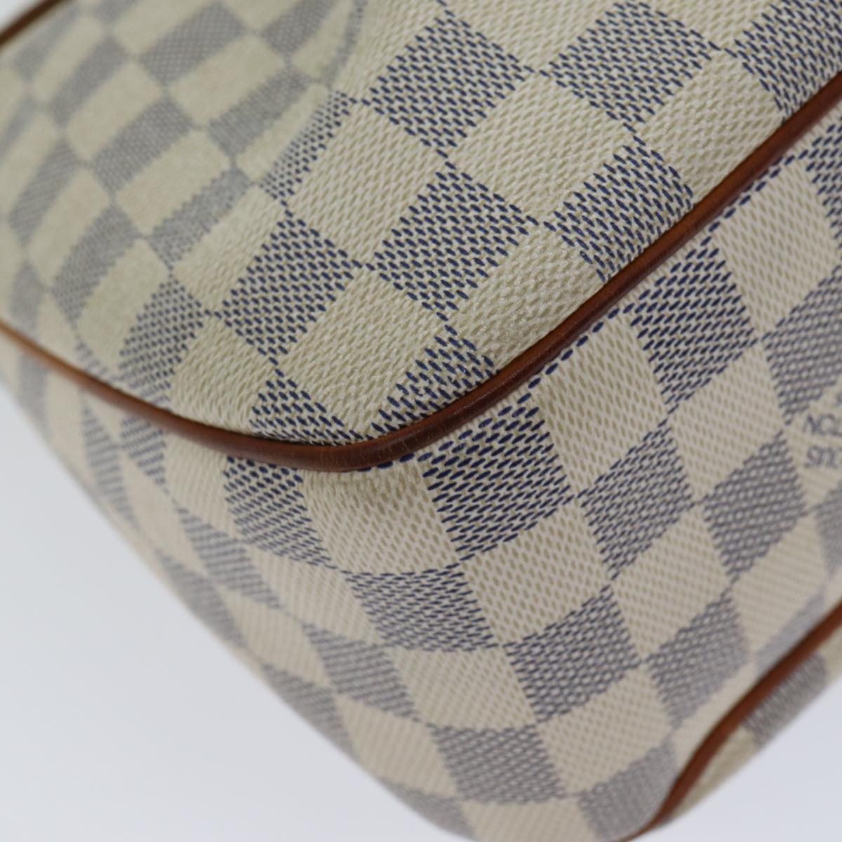 LOUIS VUITTON Damier Azur Siracusa PM Shoulder Bag N41113 LV Auth 72357