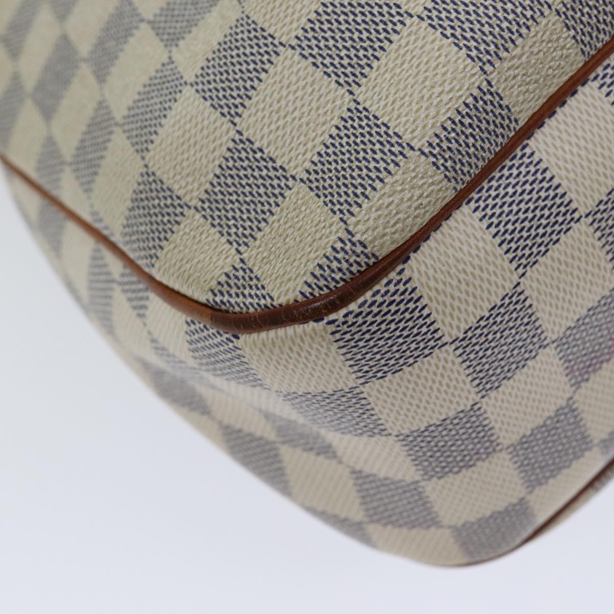 LOUIS VUITTON Damier Azur Siracusa PM Shoulder Bag N41113 LV Auth 72357