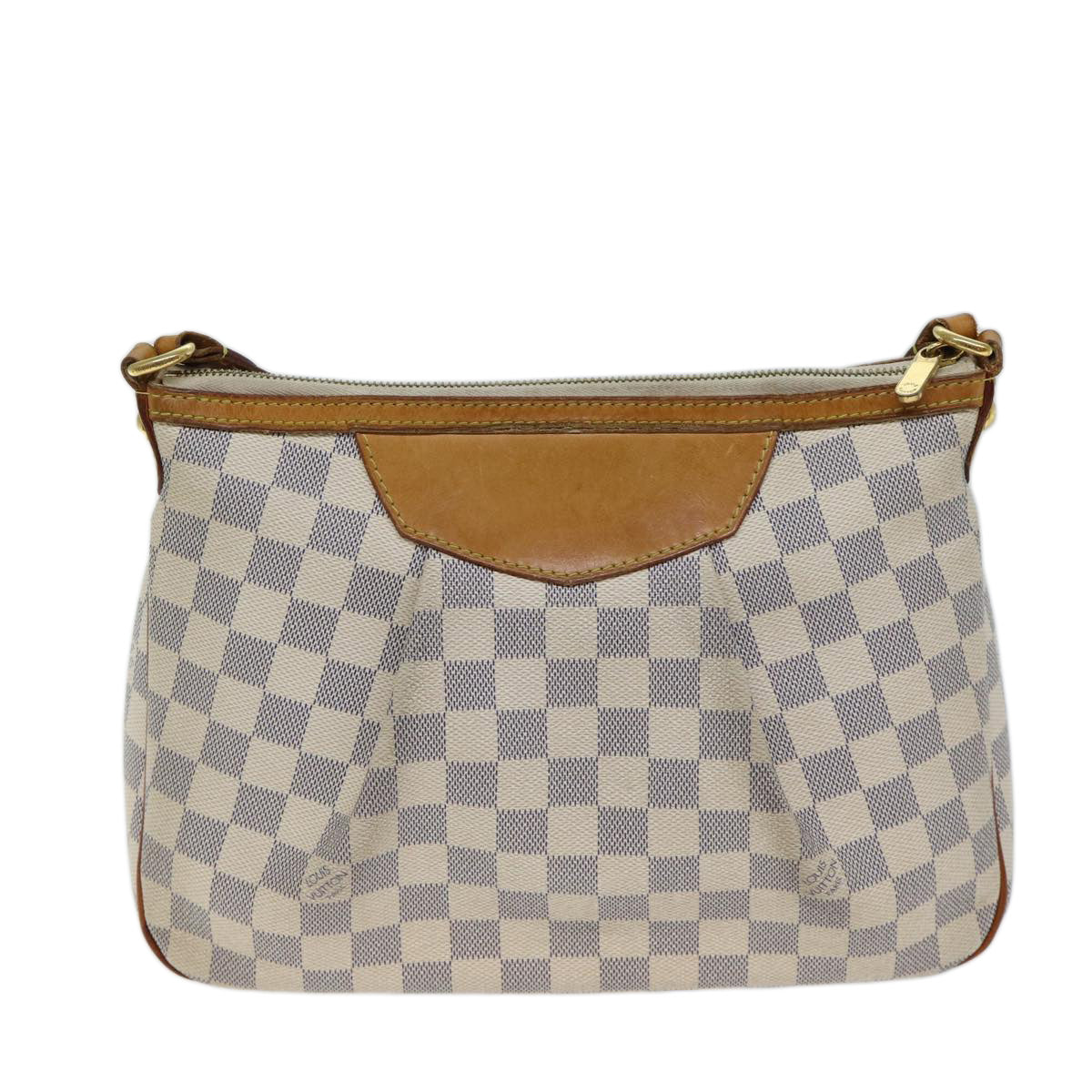 LOUIS VUITTON Damier Azur Siracusa PM Shoulder Bag N41113 LV Auth 72357 - 0