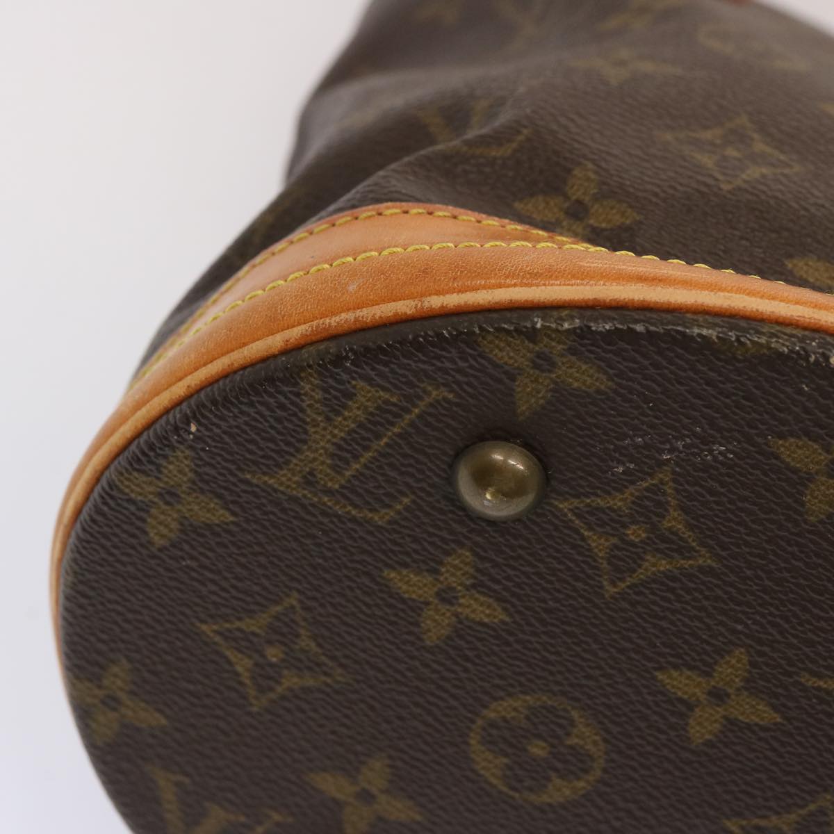 LOUIS VUITTON Monogram Bucket PM Shoulder Bag M42238 LV Auth 72358