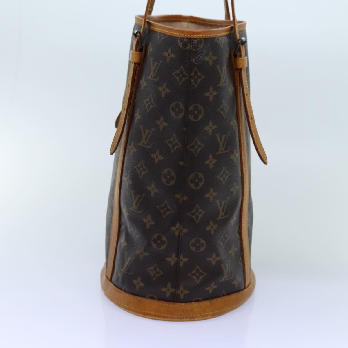 LOUIS VUITTON Monogram Bucket GM Shoulder Bag M42236 LV Auth 72360