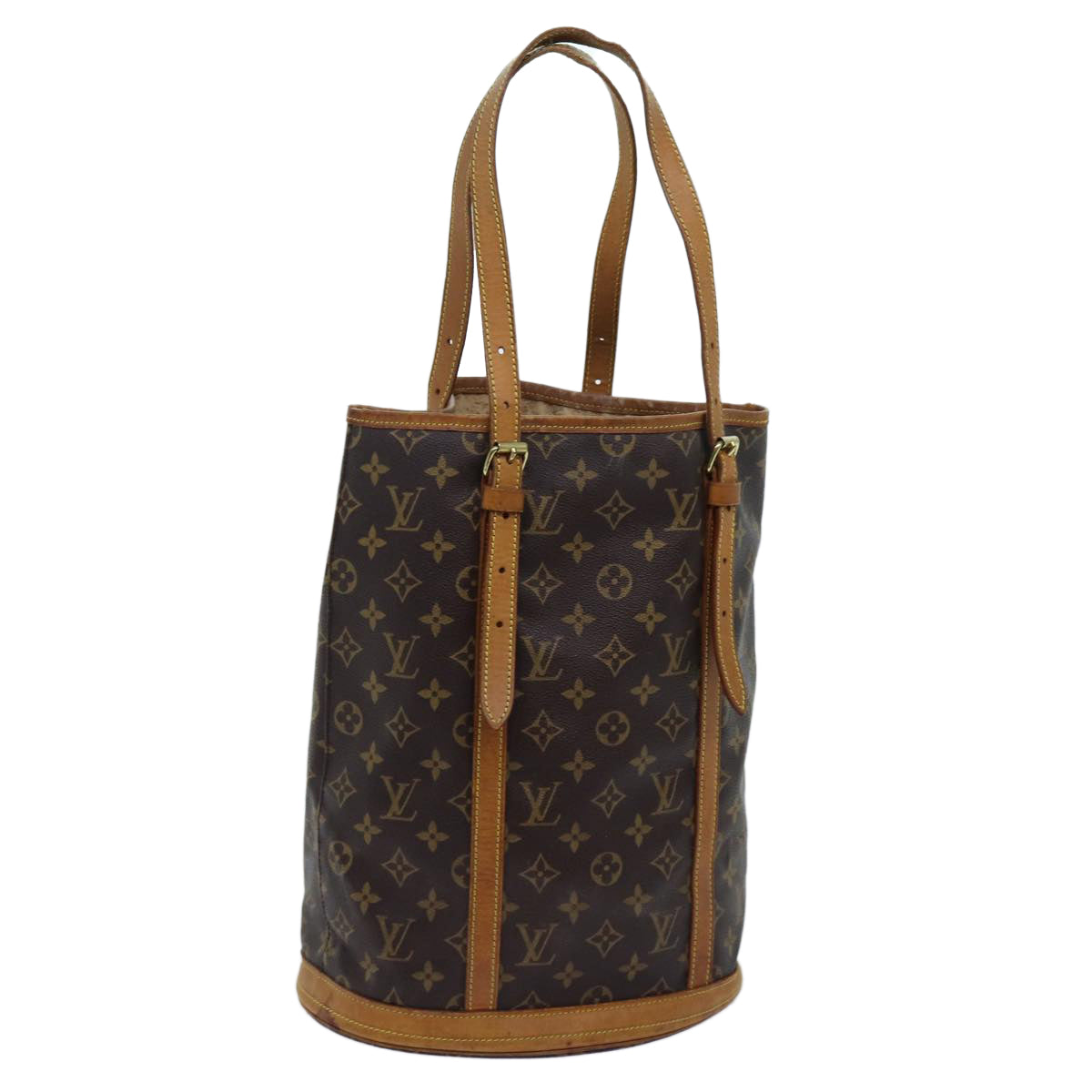 LOUIS VUITTON Monogram Bucket GM Shoulder Bag M42236 LV Auth 72362