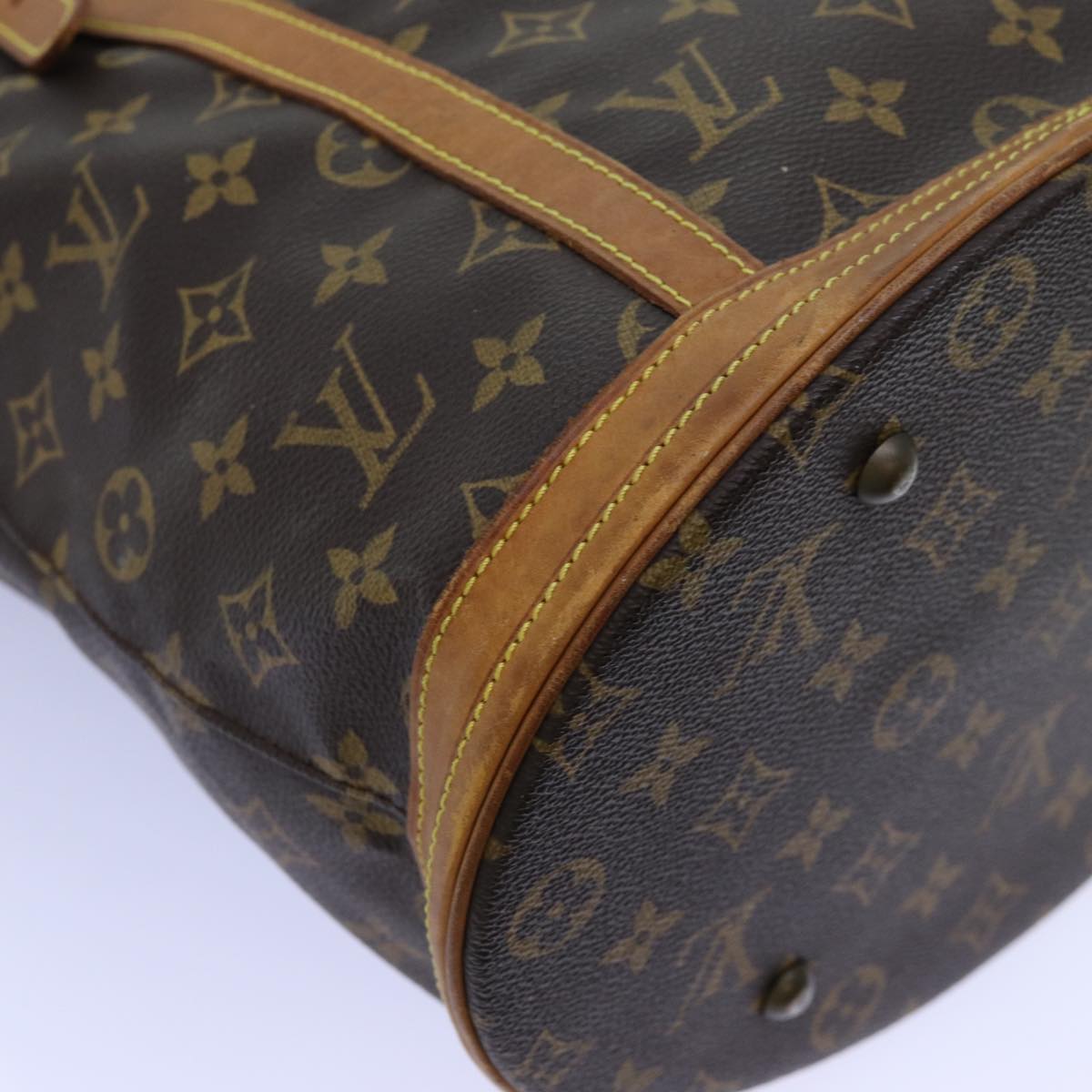 LOUIS VUITTON Monogram Bucket GM Shoulder Bag M42236 LV Auth 72362