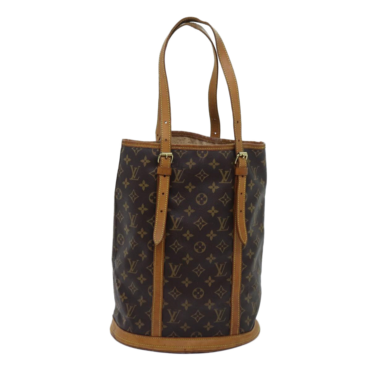 LOUIS VUITTON Monogram Bucket GM Shoulder Bag M42236 LV Auth 72362