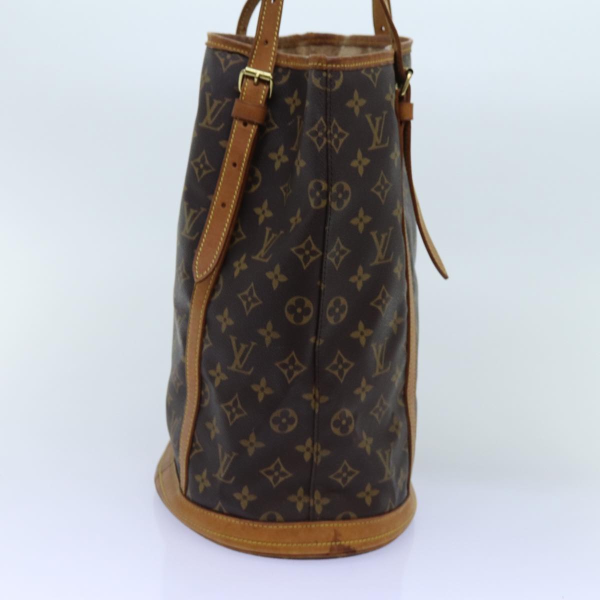 LOUIS VUITTON Monogram Bucket GM Shoulder Bag M42236 LV Auth 72362