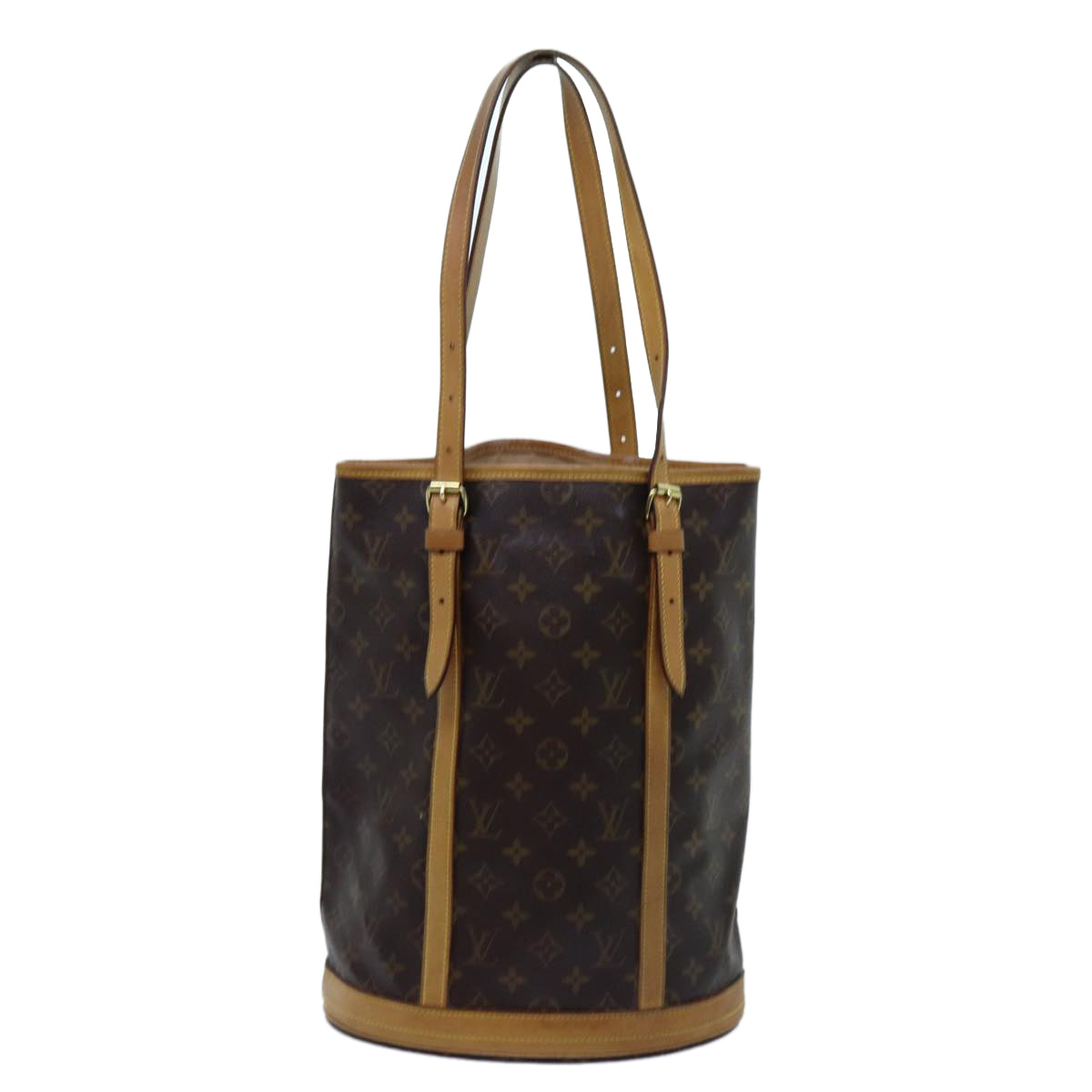 LOUIS VUITTON Monogram Bucket GM Shoulder Bag M42236 LV Auth 72363