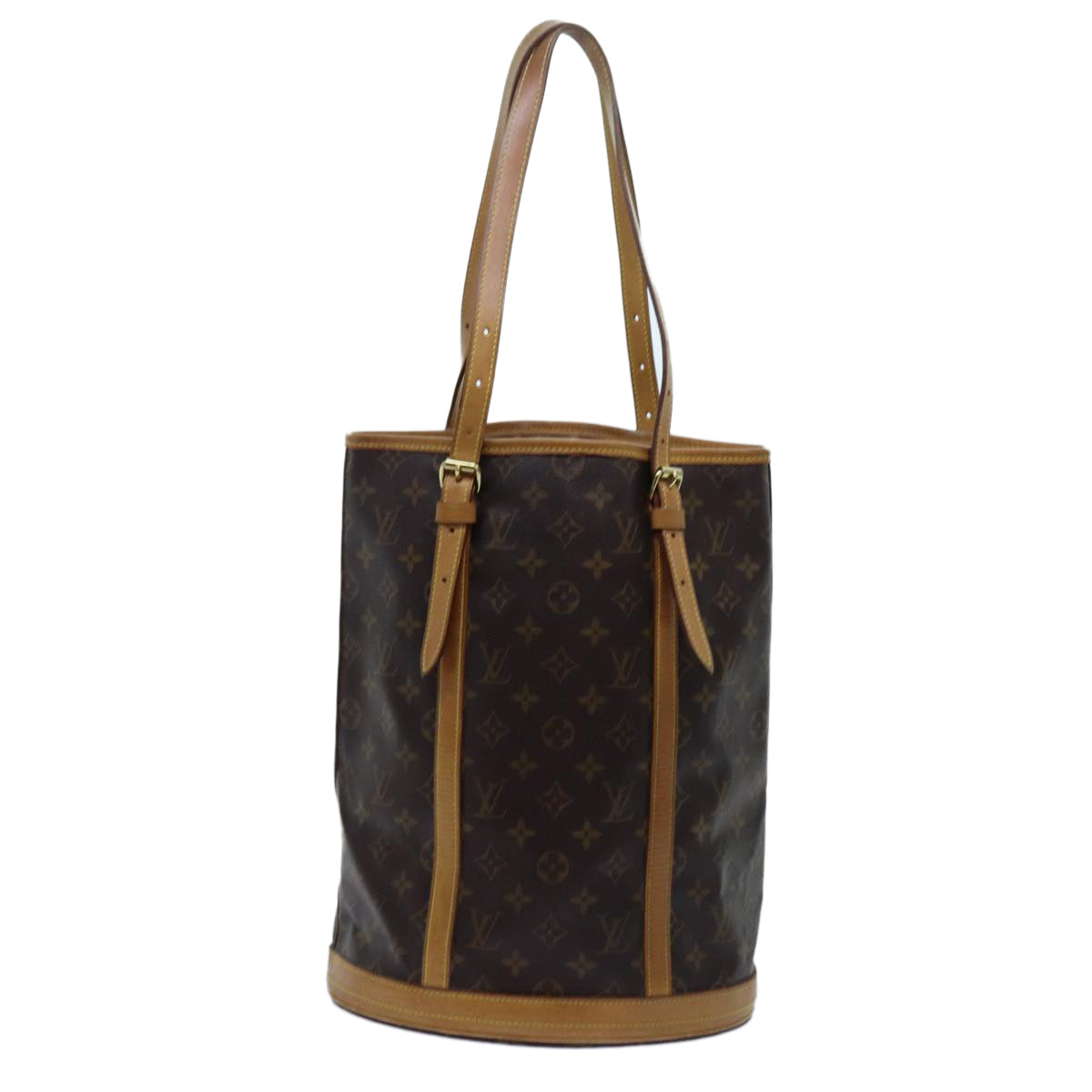 LOUIS VUITTON Monogram Bucket GM Shoulder Bag M42236 LV Auth 72363