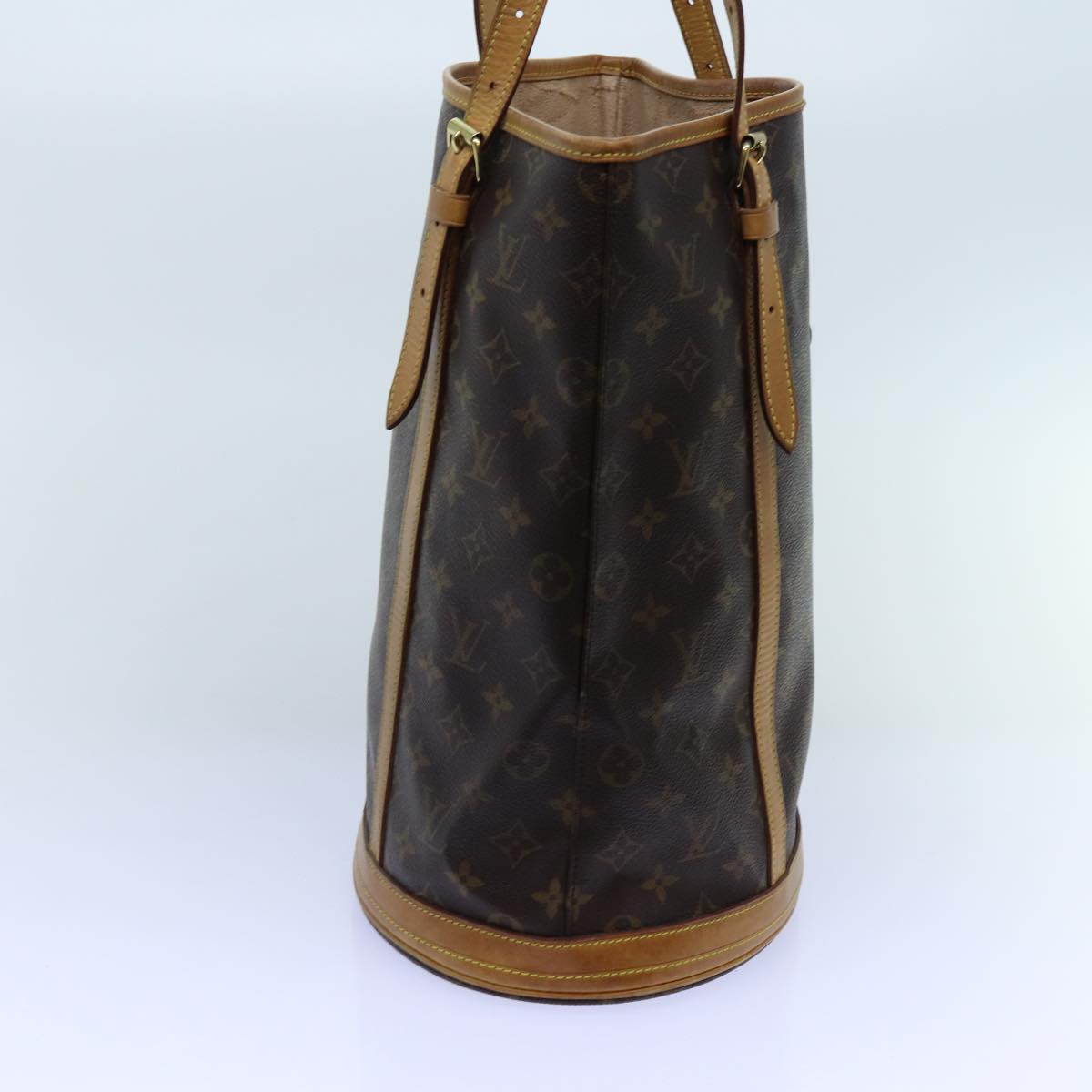 LOUIS VUITTON Monogram Bucket GM Shoulder Bag M42236 LV Auth 72363