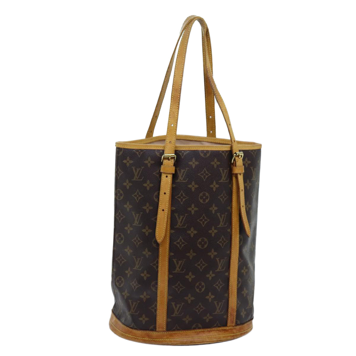 LOUIS VUITTON Monogram Bucket GM Shoulder Bag M42236 LV Auth 72364