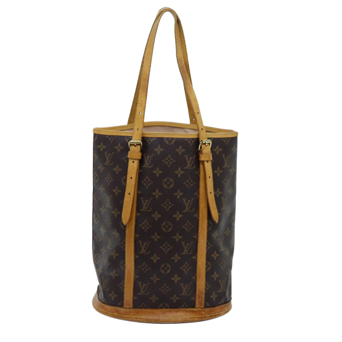 LOUIS VUITTON Monogram Bucket GM Shoulder Bag M42236 LV Auth 72364