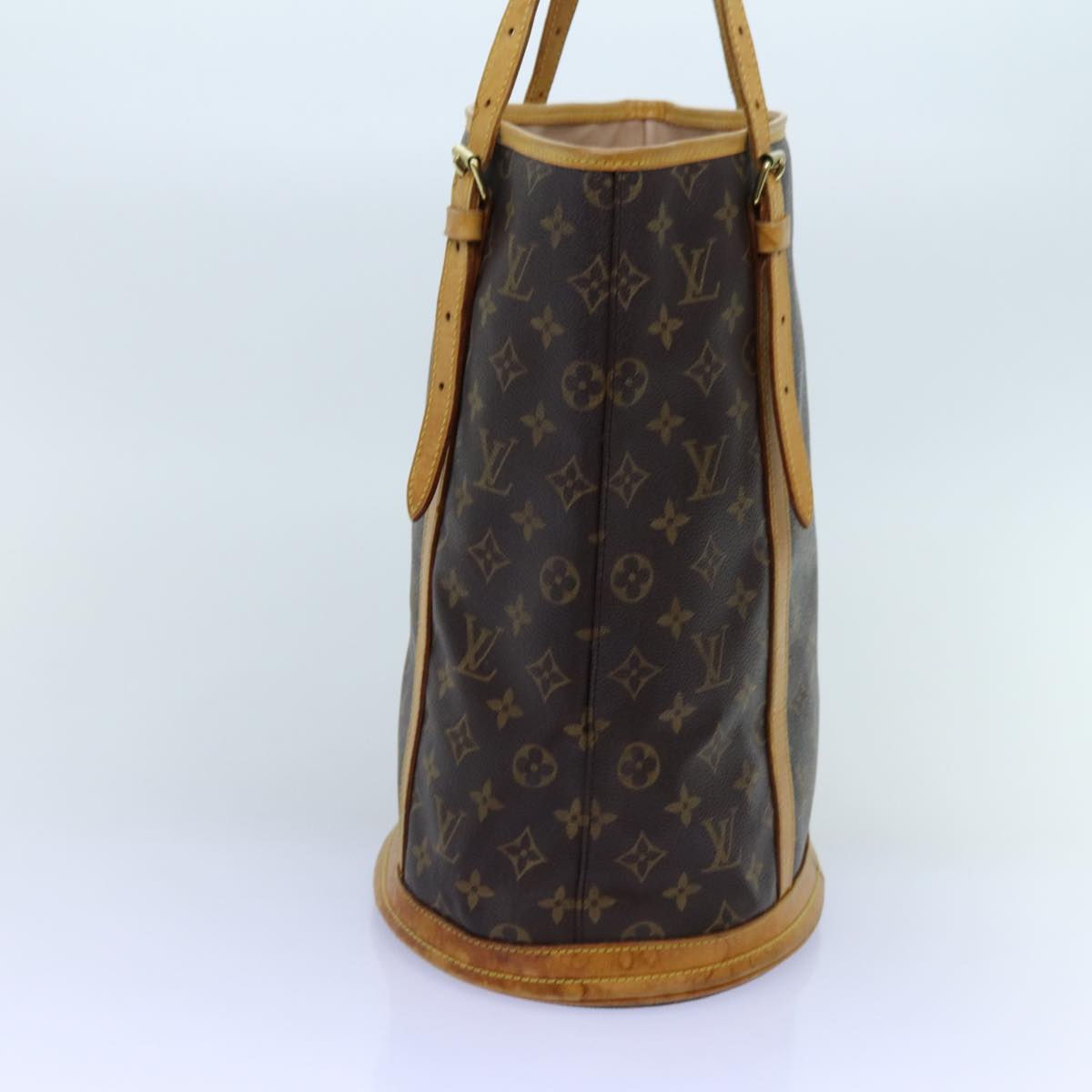 LOUIS VUITTON Monogram Bucket GM Shoulder Bag M42236 LV Auth 72364