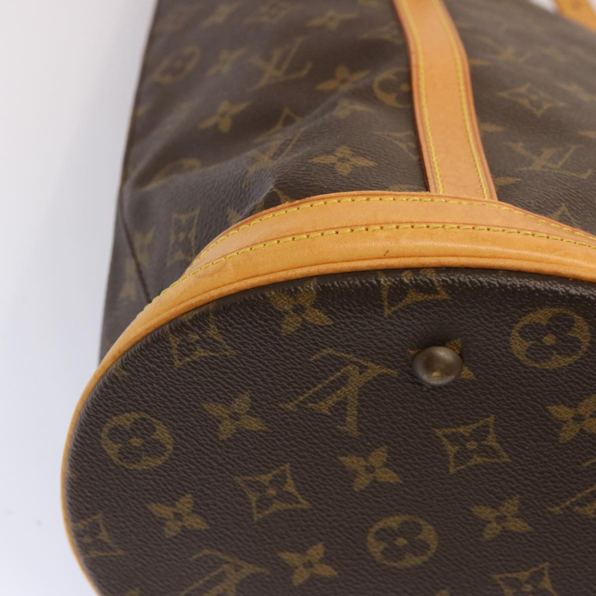 LOUIS VUITTON Monogram Bucket GM Shoulder Bag M42236 LV Auth 72365