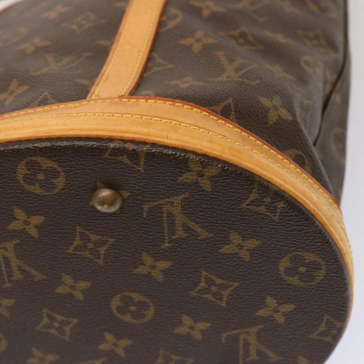 LOUIS VUITTON Monogram Bucket GM Shoulder Bag M42236 LV Auth 72365