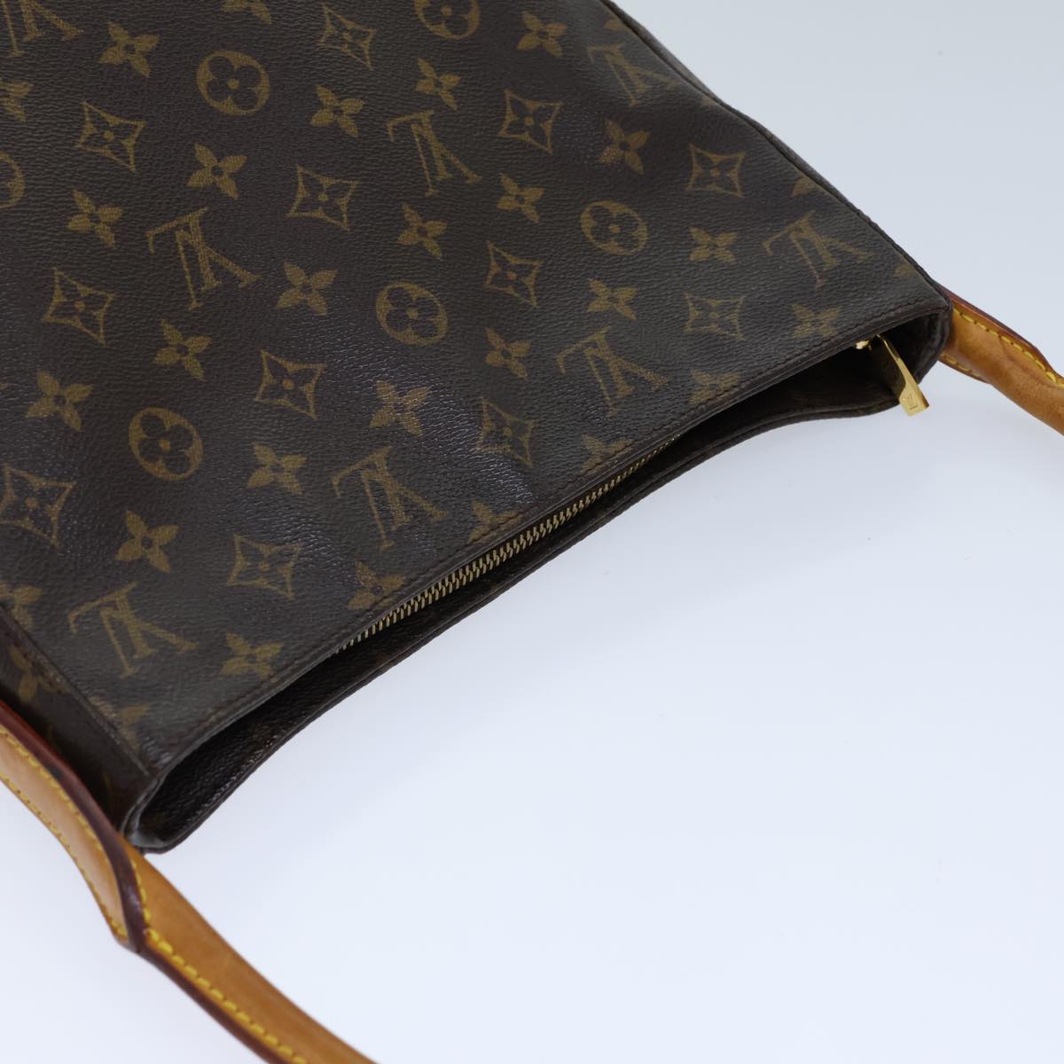 LOUIS VUITTON Monogram Looping GM Shoulder Bag M51145 LV Auth 72367