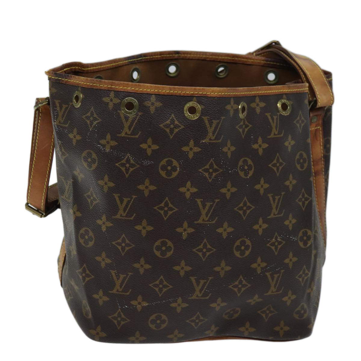 LOUIS VUITTON Monogram Petit Noe Shoulder Bag M42226 LV Auth 72369