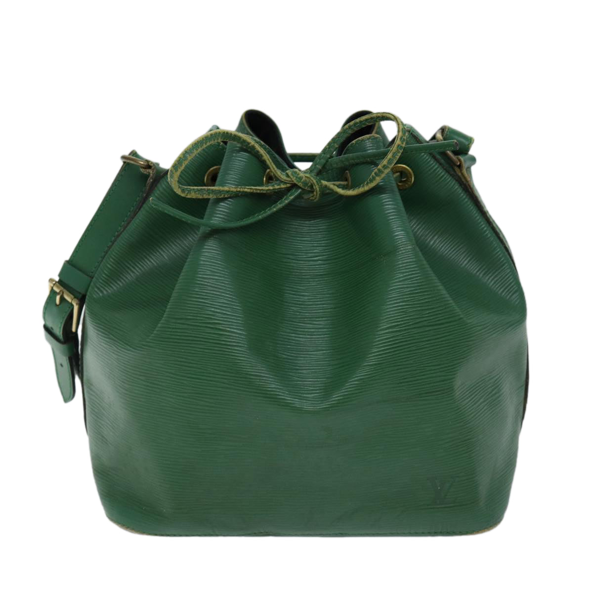 LOUIS VUITTON Epi Petit Noe Shoulder Bag Green M44104 LV Auth 72399