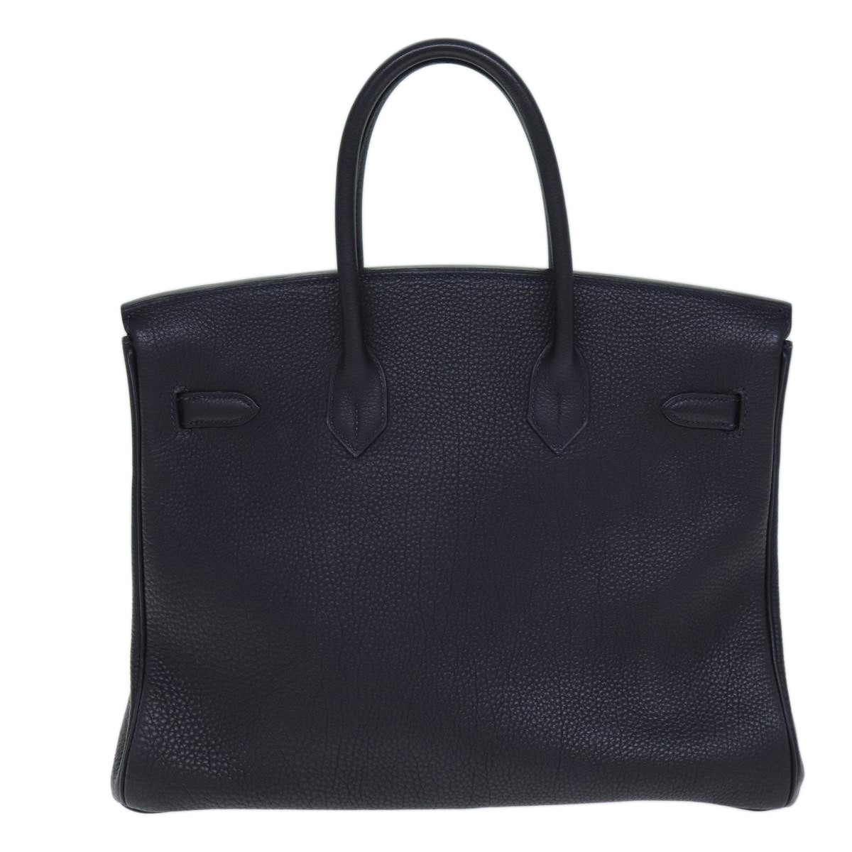 HERMES Birkin 35 Hand Bag Leather Navy Auth 72433S - 0