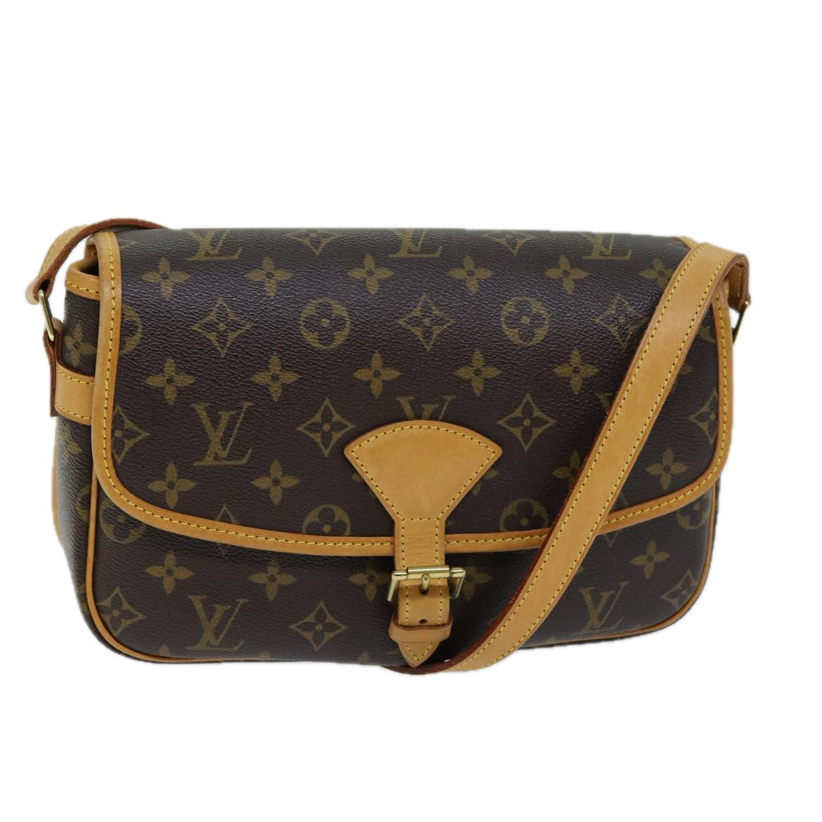 LOUIS VUITTON Monogram Sologne Shoulder Bag M42250 LV Auth 72434