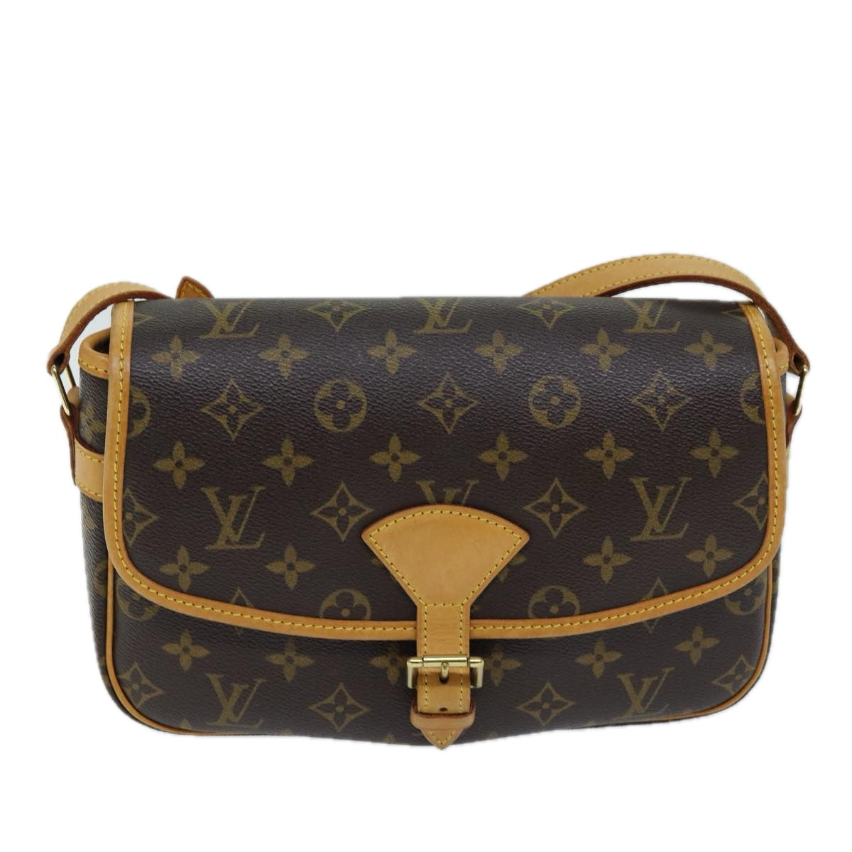 LOUIS VUITTON Monogram Sologne Shoulder Bag M42250 LV Auth 72434